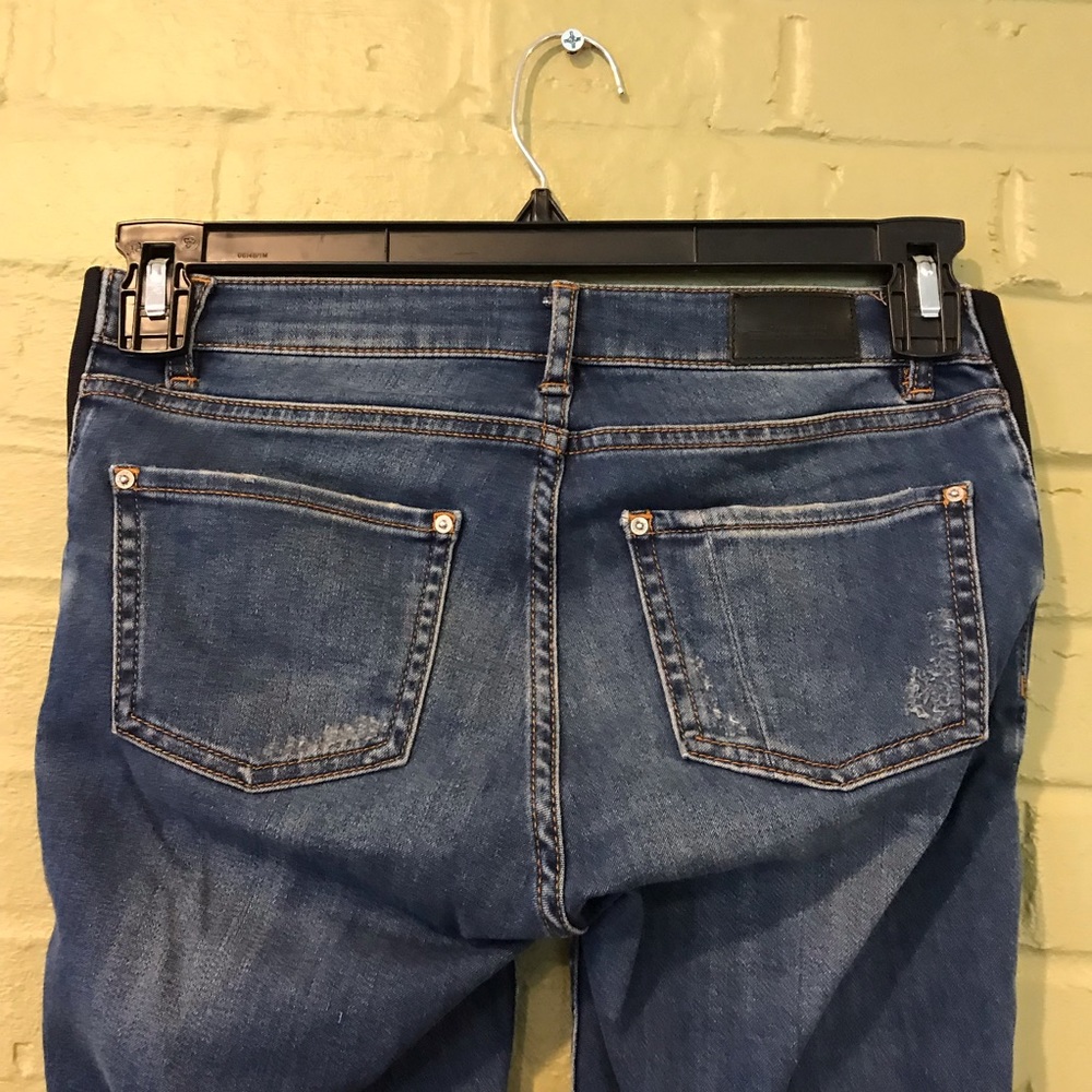 Zara Distressed Stretch Skinny Jeans - Picture 6 of 7